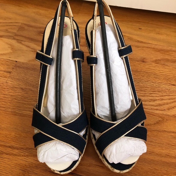 Lilly Pulitzer Shoes - Lilly Pulitzer Ashley Wedge Canvas